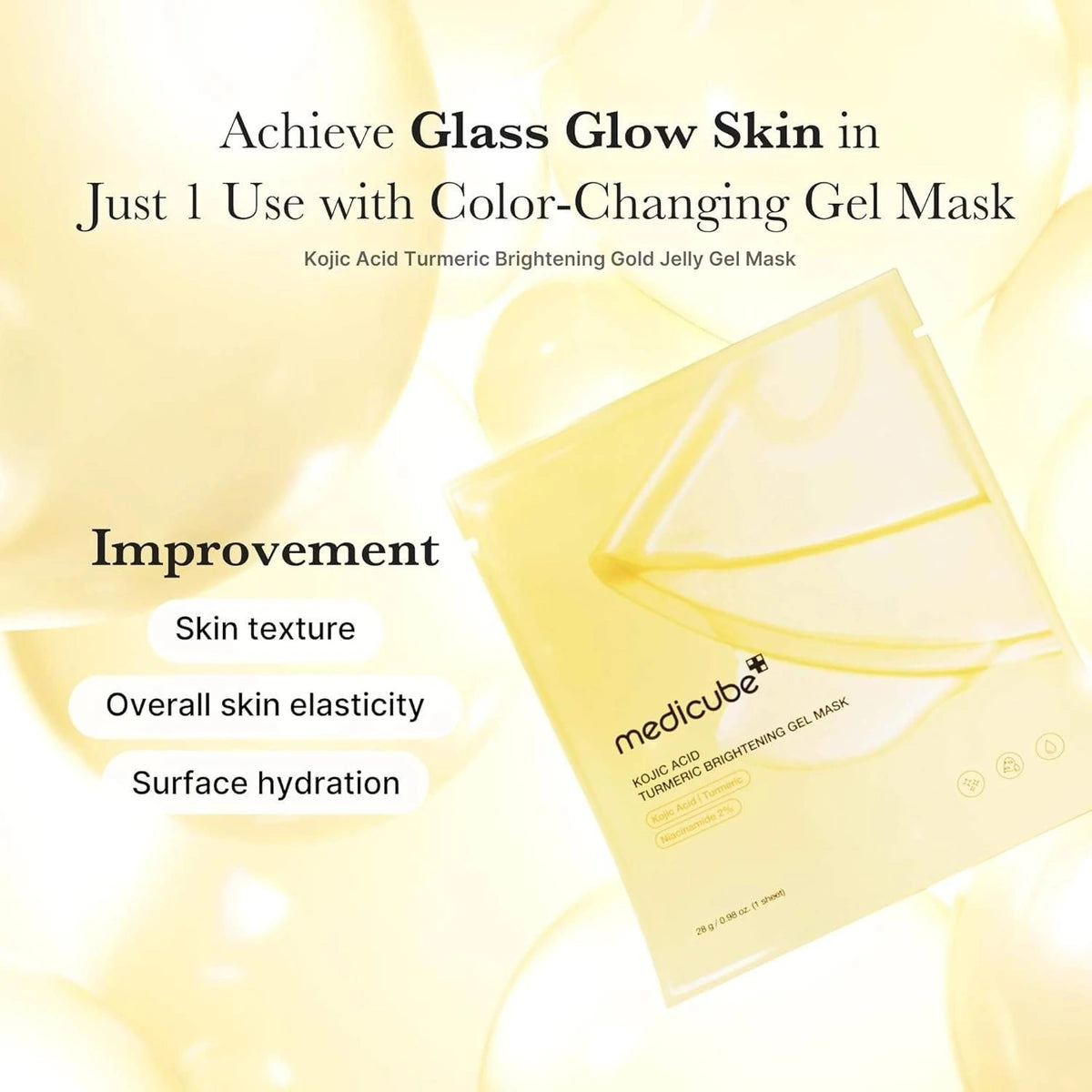 Medicube Kojic Acid Turmeric Brightening Gel Mask