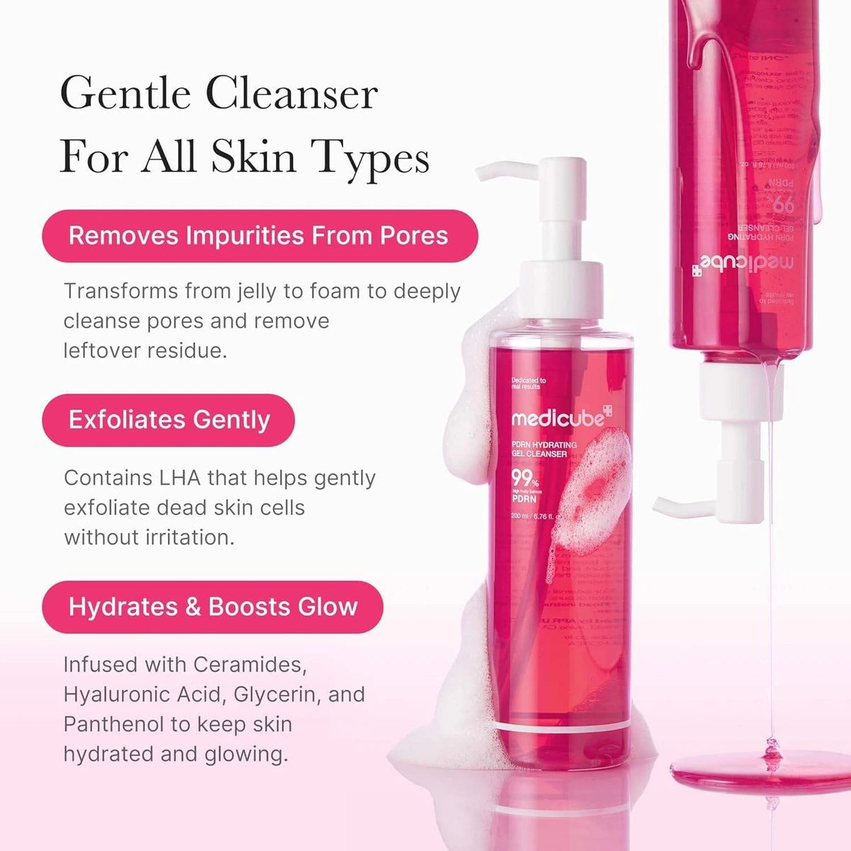 Medicube PDRN Gel Foam Cleanser 200ml