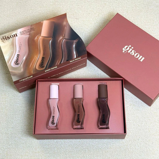 Gisou Glazed Lips Honey Lip Oil Trio