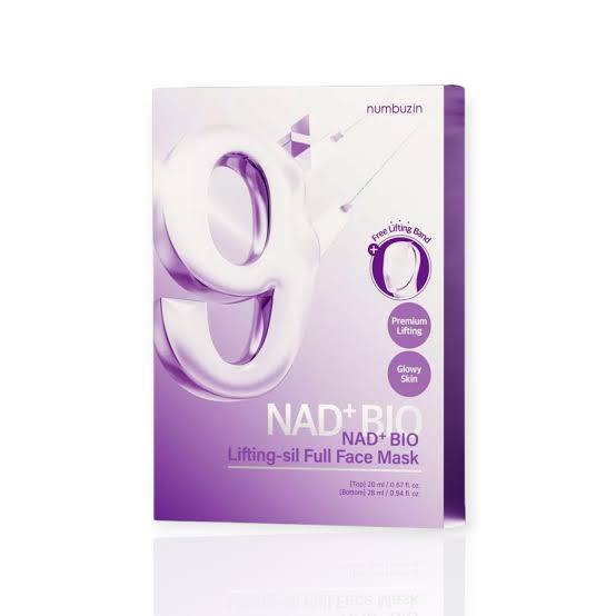 Numbuzin No.9 NAD+ BIO Series — Lifting-sil Mask / Voluminox Eye Cream / Lifting-sil Essence