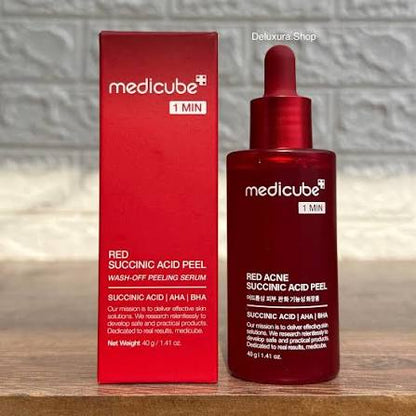 Medicube Red Acne Succinic Acid Peel 40g (1 MIN Wash-Off)