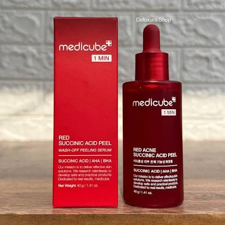 Medicube Red Acne Succinic Acid Peel 40g (1 MIN Wash-Off)