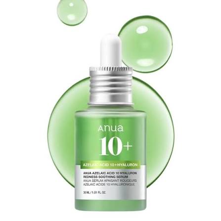 Anua Azelaic Acid 10 Hyaluron Redness Soothing Serum