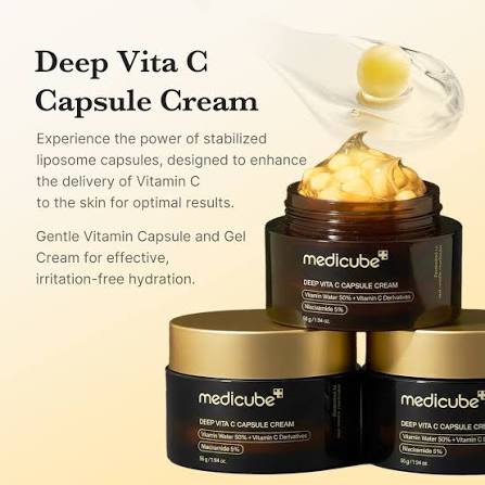 Medicube Deep Vita C Capsule Cream 55g (Yellow Bean, Old Version)