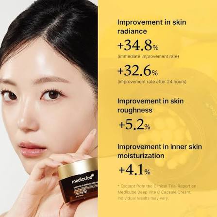 Medicube Deep Vita C Capsule Cream 55g (Yellow Bean, Old Version)
