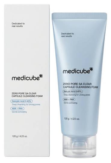 Medicube Zero Pore SA Clear Capsule Cleansing Foam 120g