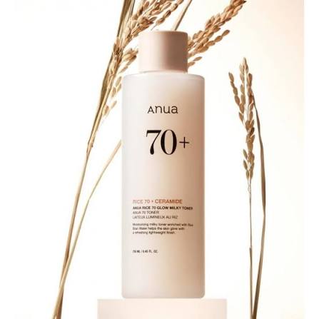 Anua Rice 70 + Ceramide Glow Milky Toner