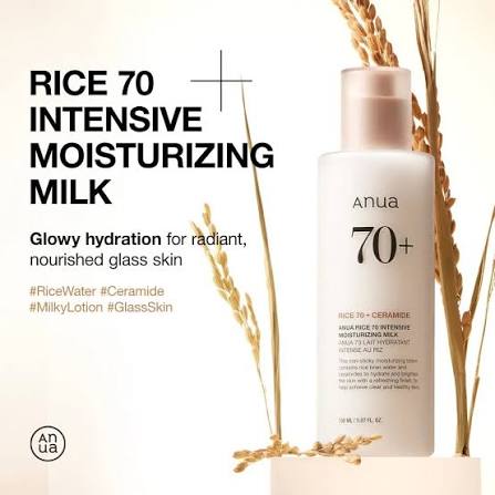 Anua Rice 70 + Ceramide Intensive Moisturizing Milk