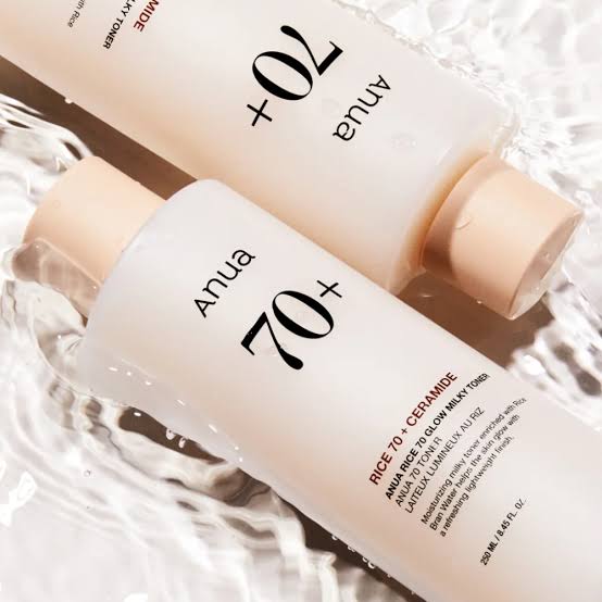 Anua Rice 70 + Ceramide Glow Milky Toner