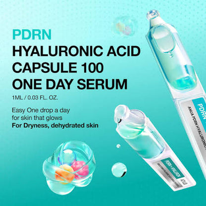 Anua PDRN Hyaluronic Acid Capsule 100 Serum (10 x 1ml Ampoules)