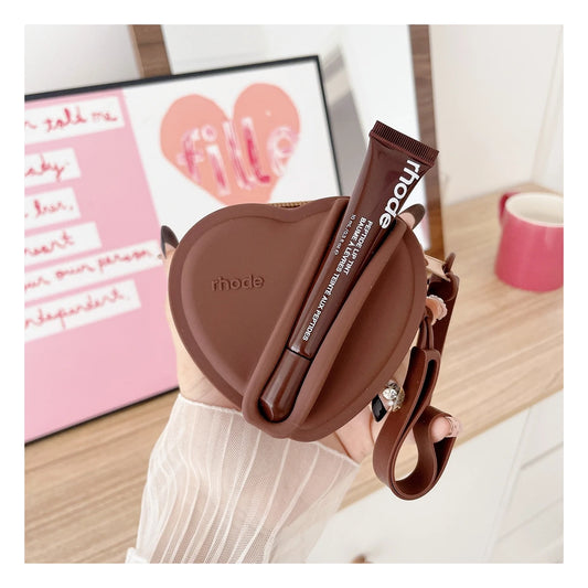 Rhode Heart-Shaped Lip Gloss Pouch Set