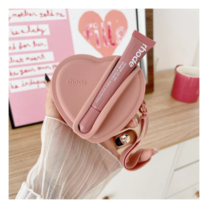 Rhode Heart-Shaped Lip Gloss Pouch Set