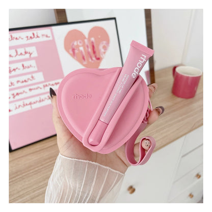 Rhode Heart-Shaped Lip Gloss Pouch Set