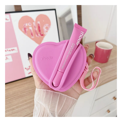 Rhode Heart-Shaped Lip Gloss Pouch Set
