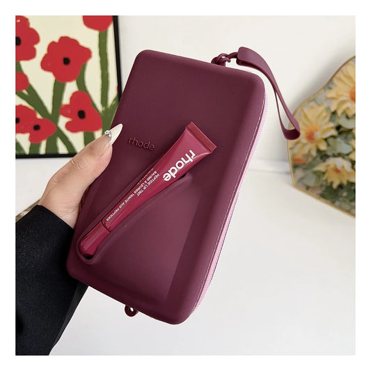 Rhode Silicone Pouch with Lip Gloss Set