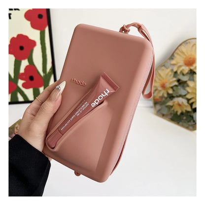 Rhode Silicone Pouch with Lip Gloss Set