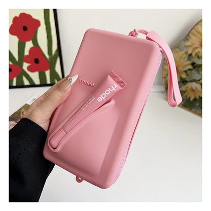 Rhode Silicone Pouch with Lip Gloss Set