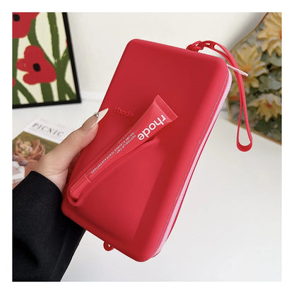 Rhode Silicone Pouch with Lip Gloss Set