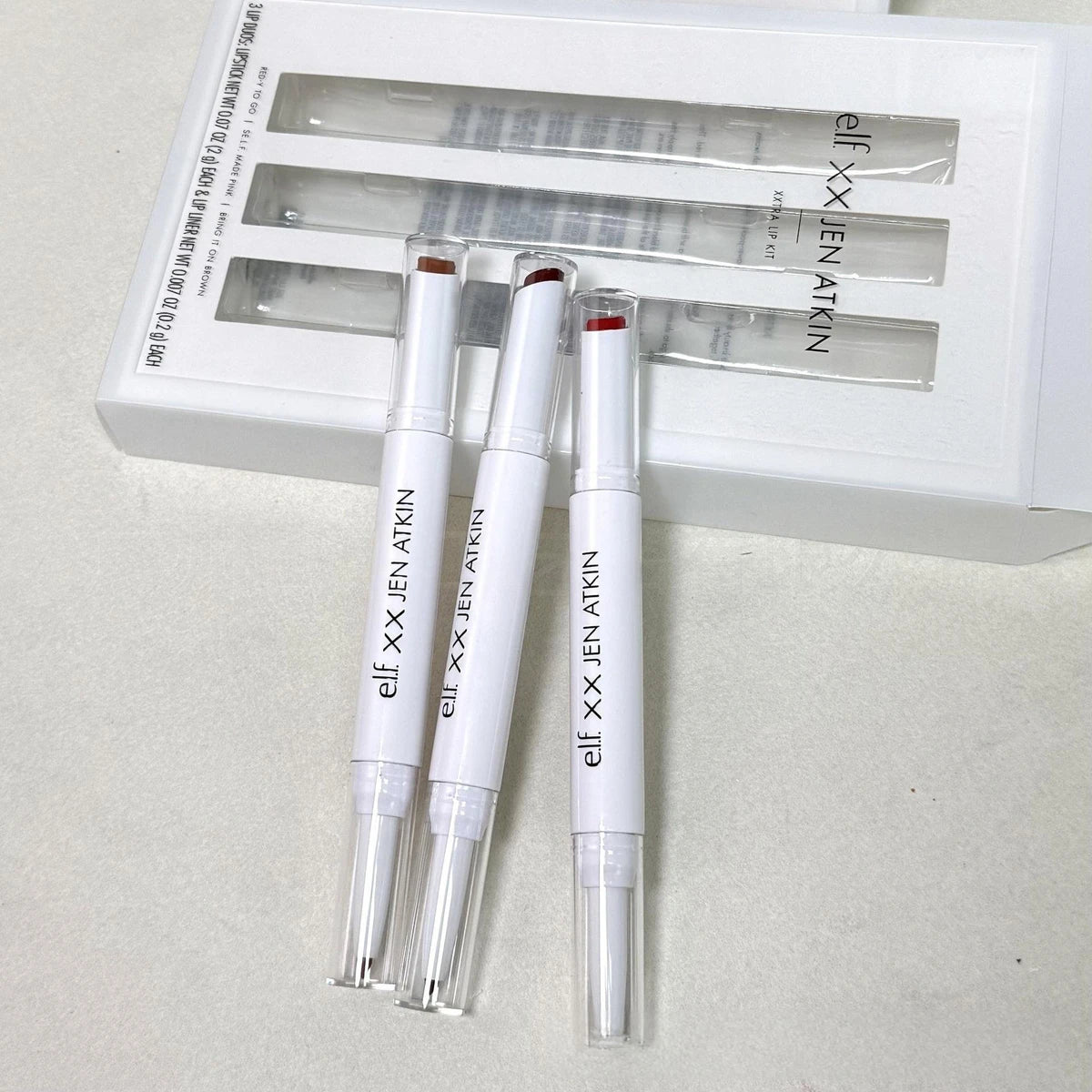 Product Video e.l.f. XX JEN ATKIN Xxtra Lip Kit (3pcs Dual-End Lip Set)