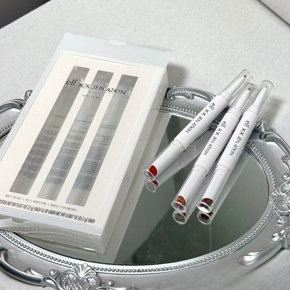 Product Video e.l.f. XX JEN ATKIN Xxtra Lip Kit (3pcs Dual-End Lip Set)