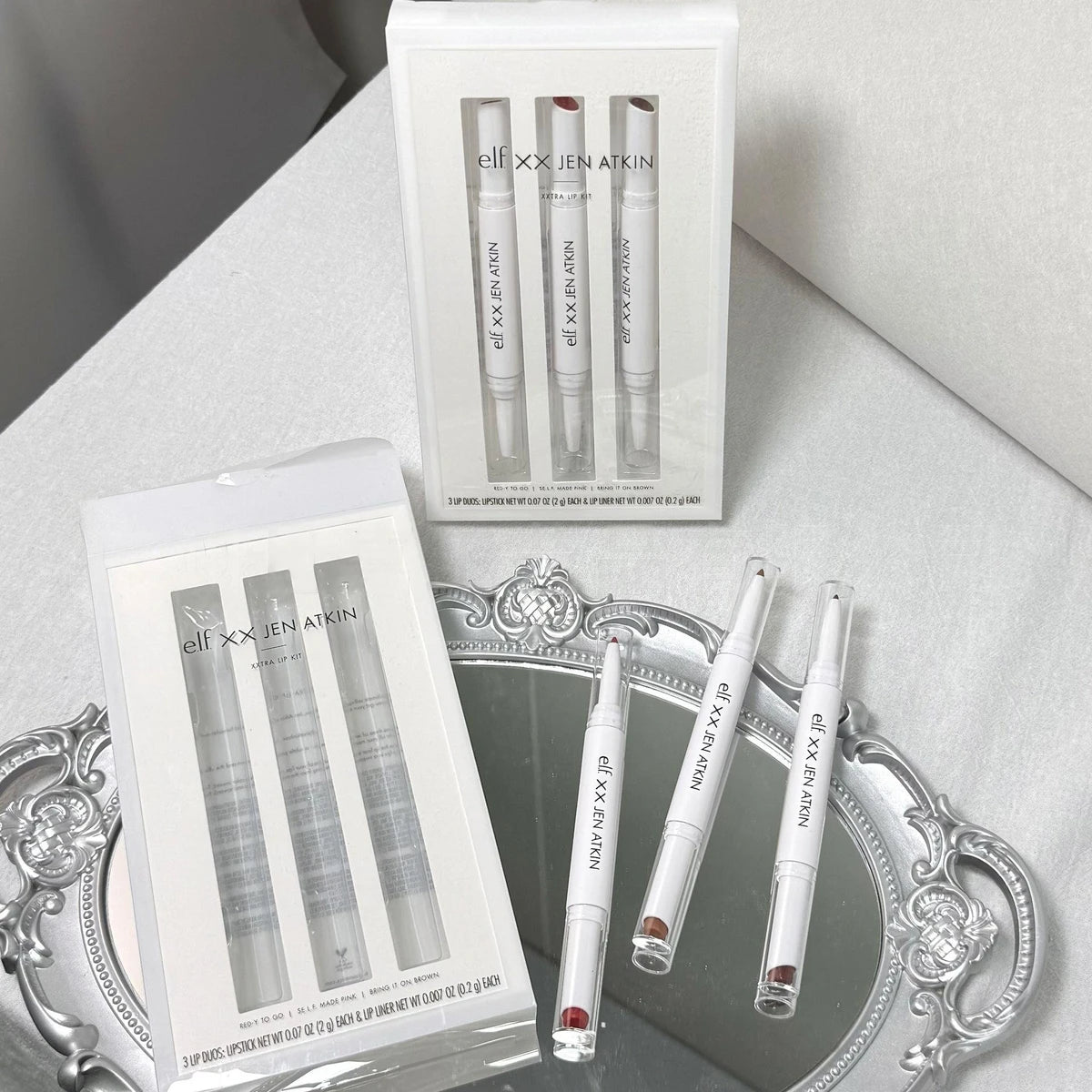 Product Video e.l.f. XX JEN ATKIN Xxtra Lip Kit (3pcs Dual-End Lip Set)