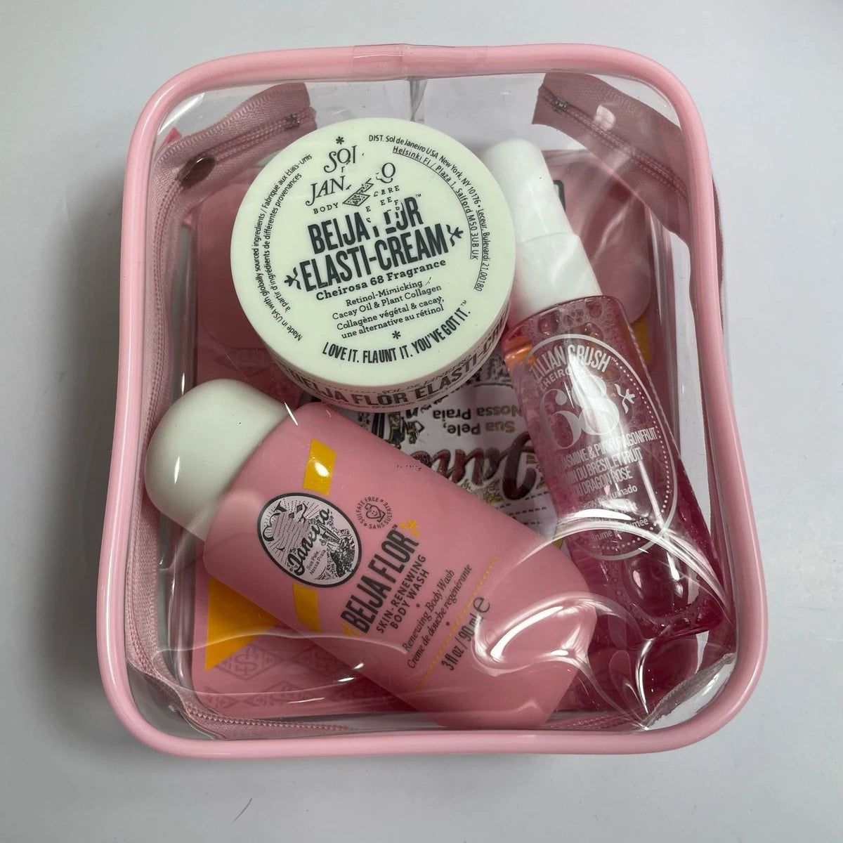Sol de Janeiro Style Summer in Rio Brazil 3-Piece Fragrance Travel Set — 30ml Perfume Mist + 90ml Body Wash/Shower + 50ml Body Cream/Butter