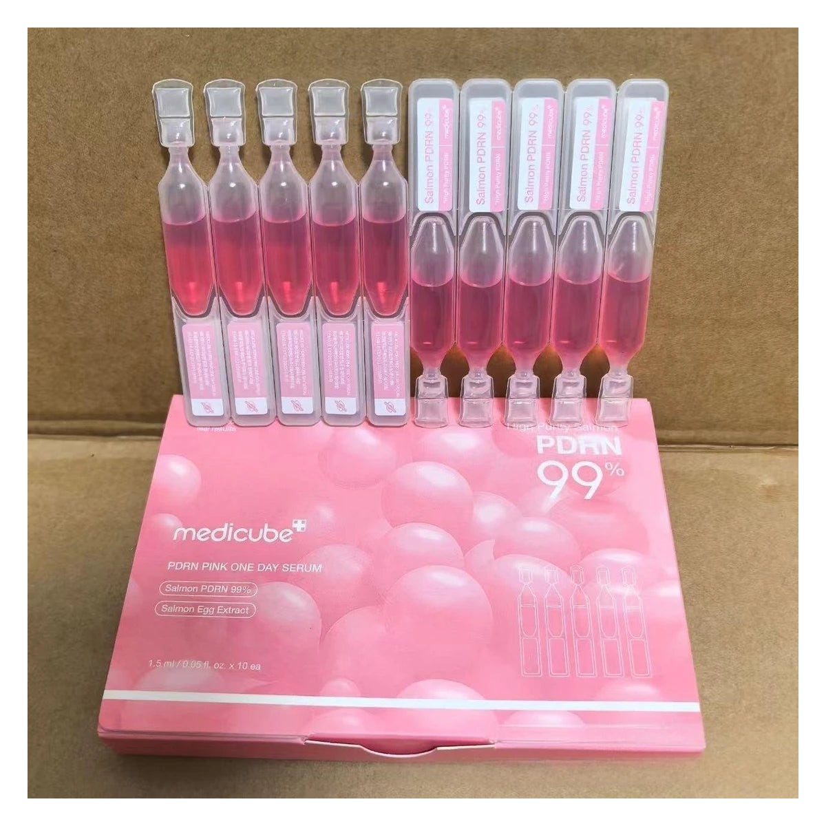 Medicube PDRN Pink One Day Serum 1.5ml x 10