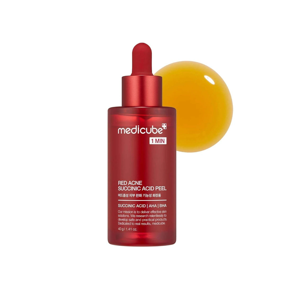 Medicube Red Acne Succinic Acid Peel 40g (1 MIN Wash-Off)