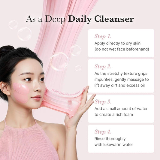 Medicube PDRN Pink Niacinamide Whip Cleanser