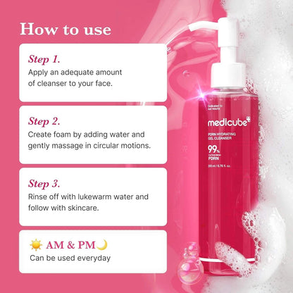 Medicube PDRN Gel Foam Cleanser 200ml