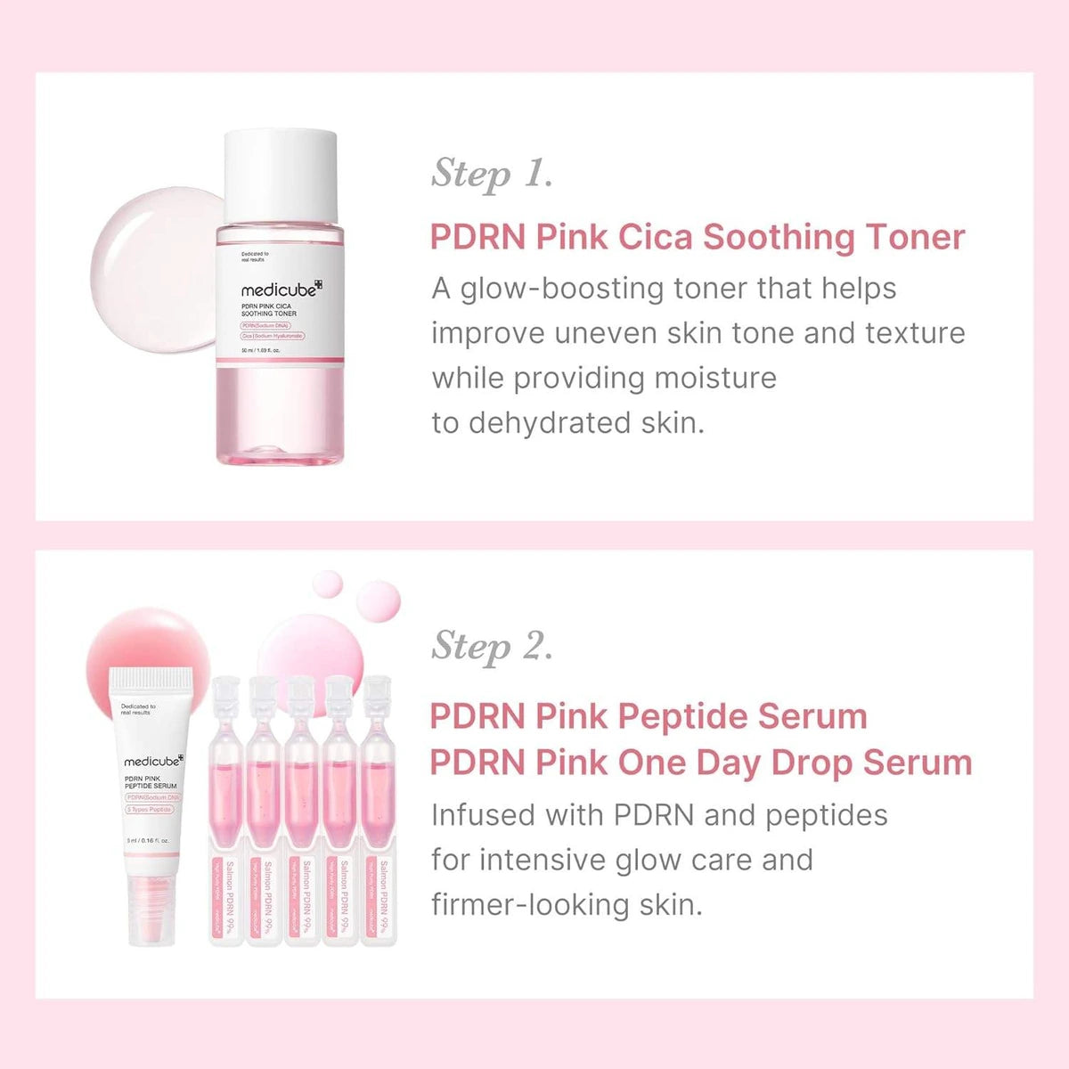 Medicube PDRN Pink Glow Kit 5pc Set