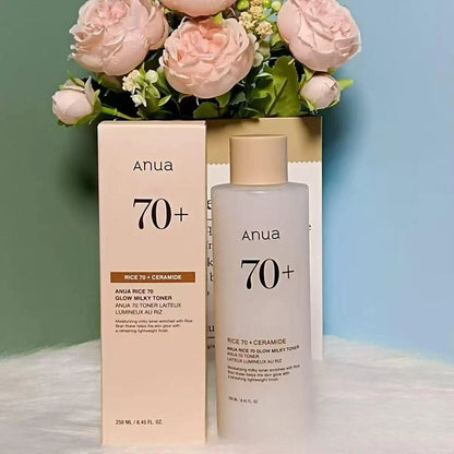 Anua Rice 70 + Ceramide Glow Milky Toner