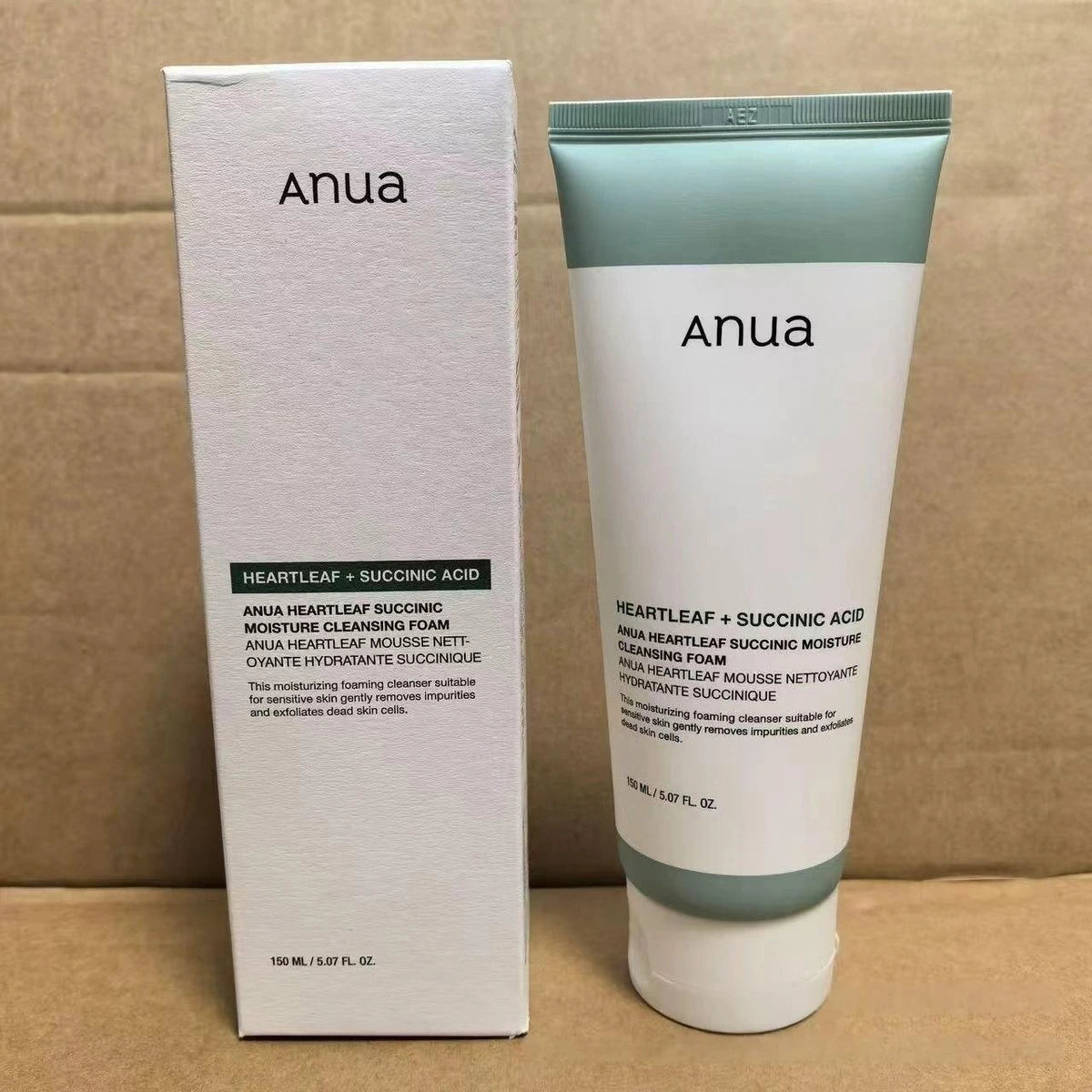 Anua Heartleaf Succinic Moisture Cleansing Foam
