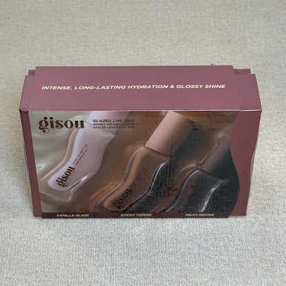 Gisou Glazed Lips Honey Lip Oil Trio