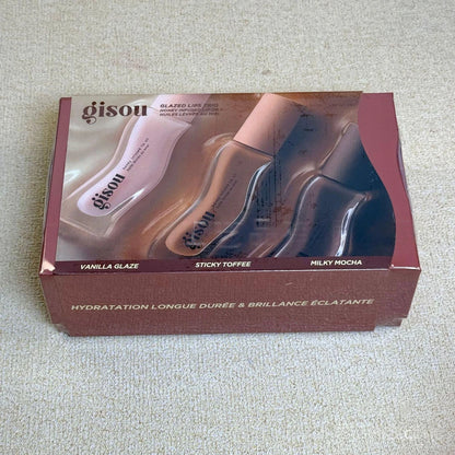 Gisou Glazed Lips Honey Lip Oil Trio