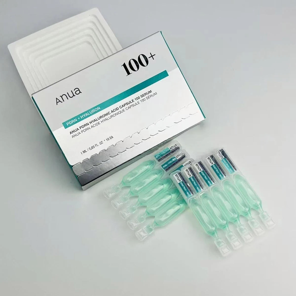 Anua PDRN Hyaluronic Acid Capsule 100 Serum (10 x 1ml Ampoules)